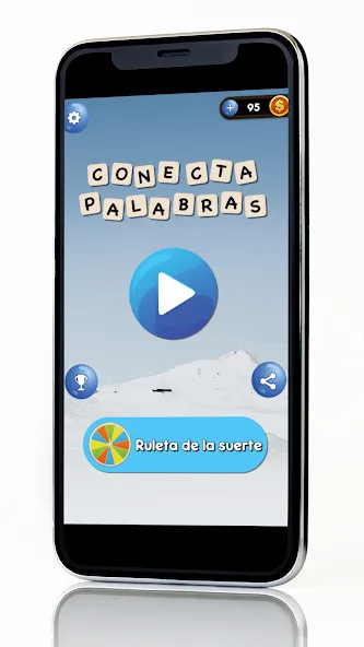 Conecta - Juego de Palabras (Сонекта) МОД/Взлом [Деньги, Монеты и Меню MOD] Screenshot 1