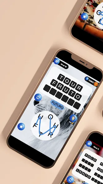 Conecta - Juego de Palabras (Сонекта) МОД/Взлом [Деньги, Монеты и Меню MOD] Screenshot 2