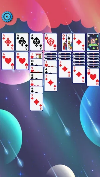 Solitaire Space™ (Солярис Спейс) МОД/Взлом [Бесконечные деньги, Монеты и Мега MOD] Screenshot 5