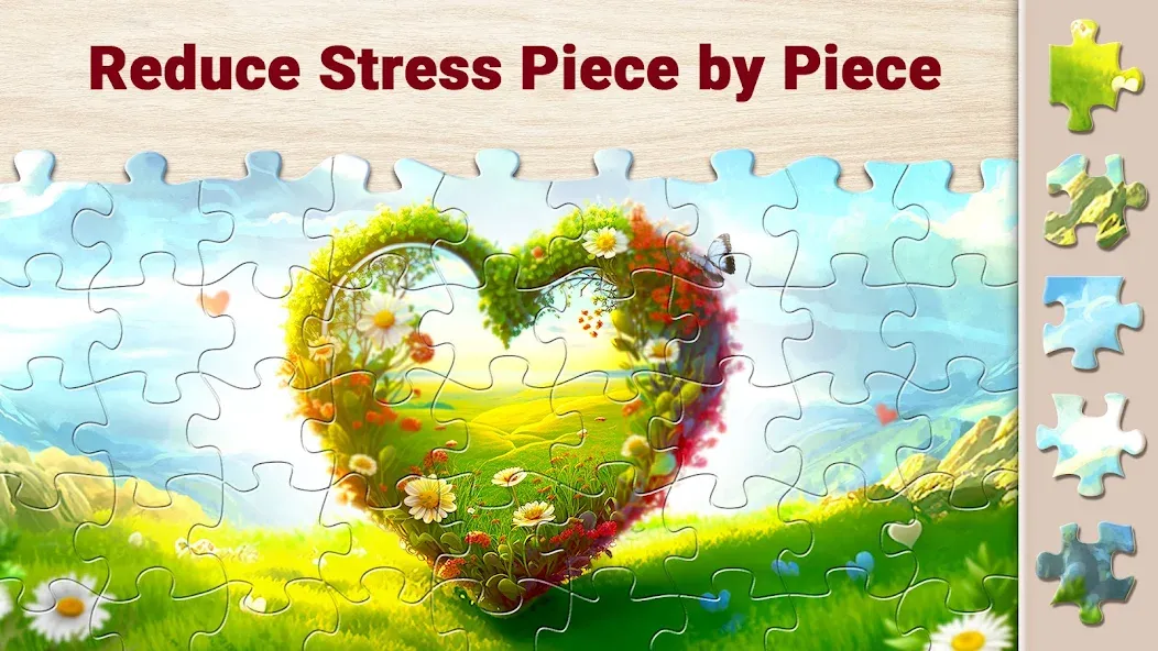 Magic Jigsaw Puzzles－Games HD МОД/Взлом [Меню, Бесконечные монеты и Открытые уровни] Screenshot 1