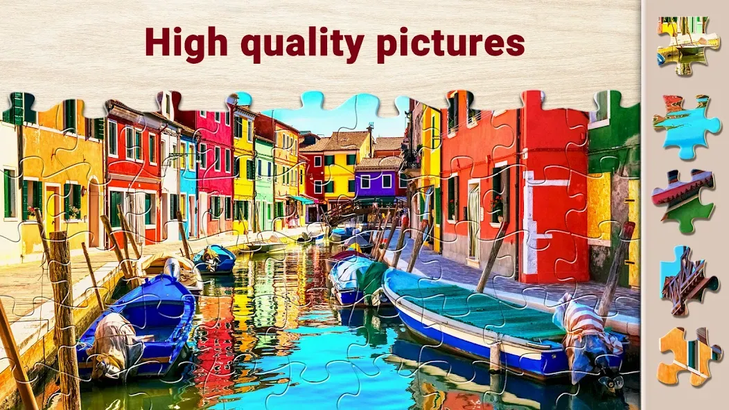 Magic Jigsaw Puzzles－Games HD МОД/Взлом [Меню, Бесконечные монеты и Открытые уровни] Screenshot 3