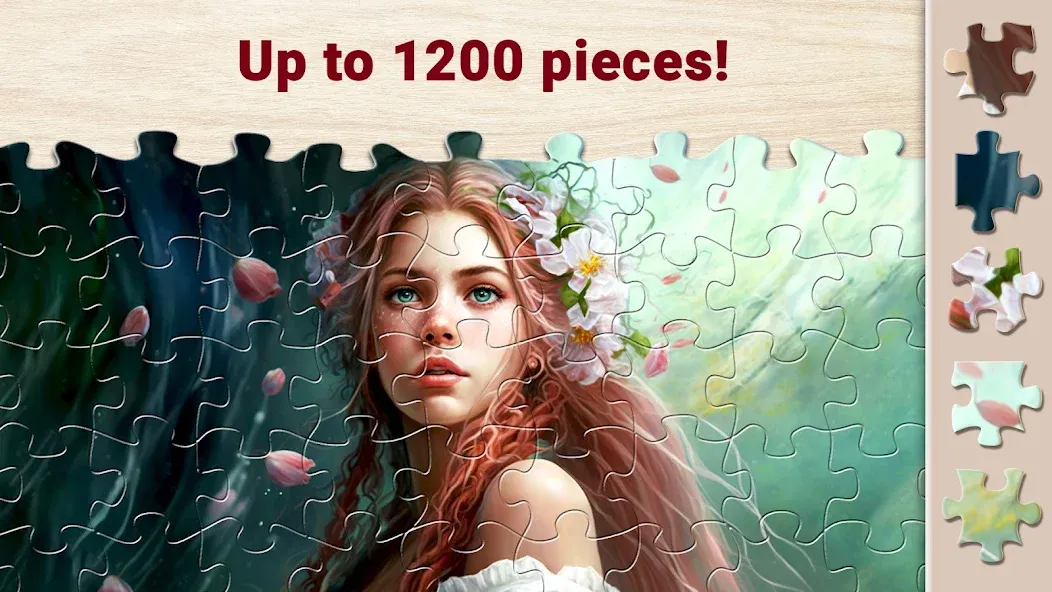 Magic Jigsaw Puzzles－Games HD МОД/Взлом [Меню, Бесконечные монеты и Открытые уровни] Screenshot 4