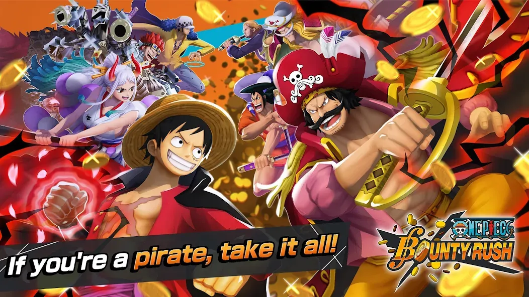 ONE PIECE Bounty Rush (ВАН ПИС Баунти Раш) МОД/Взлом [Бесконечные деньги, Монеты и Мега MOD] Screenshot 1