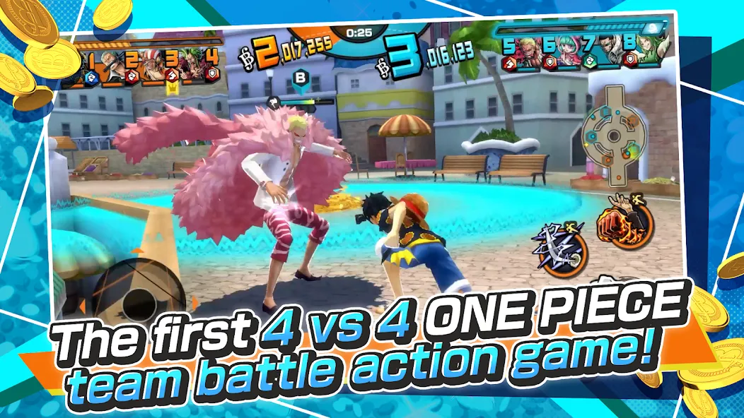 ONE PIECE Bounty Rush (ВАН ПИС Баунти Раш) МОД/Взлом [Бесконечные деньги, Монеты и Мега MOD] Screenshot 2
