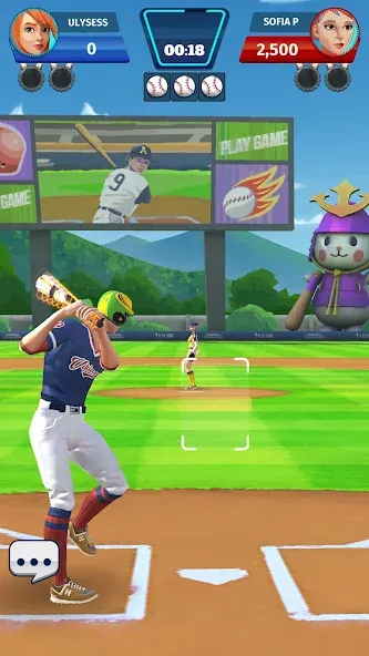 Baseball Club: PvP Multiplayer (Бейсбольный клуб) МОД/Взлом [Деньги, Монеты и Меню MOD] Screenshot 4