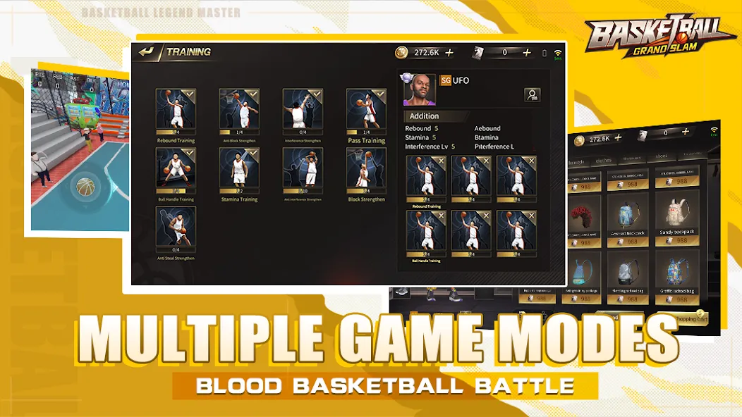 Basketball Grand Slam (Баскетбол Гранд Слэм) МОД/Взлом [Деньги, Монеты и Меню MOD] Screenshot 4