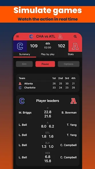 Basketball Legacy Manager 23 (Баскетбольный Легаси Менеджер 23) МОД/Взлом [Меню, Бесконечные монеты и Открытые уровни] Screenshot 2