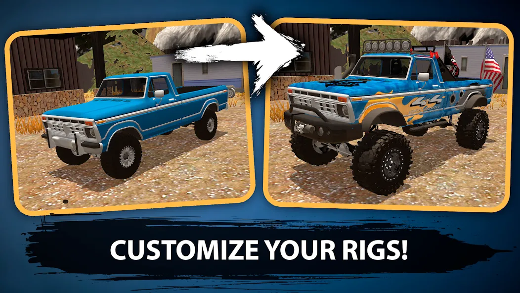 Offroad Outlaws (Оффроуд Аутлоус) МОД/Взлом [Много монет, Открытые уровни и Мега MOD] Screenshot 3
