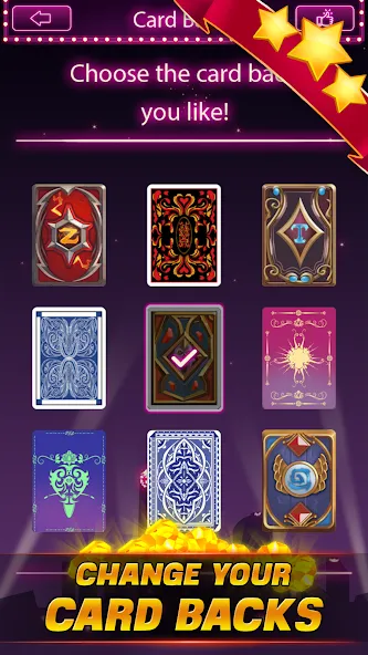 Solitaire Classic (Солитер Классик) МОД/Взлом [Все открыто, Дополнительные деньги и Меню MOD] Screenshot 4