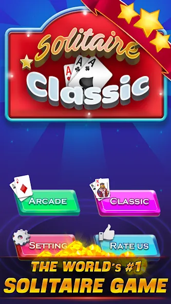 Solitaire Classic (Солитер Классик) МОД/Взлом [Все открыто, Дополнительные деньги и Меню MOD] Screenshot 5