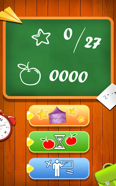 Learn multiplication table МОД/Взлом [Все открыто, Дополнительные деньги и Меню MOD] Screenshot 1