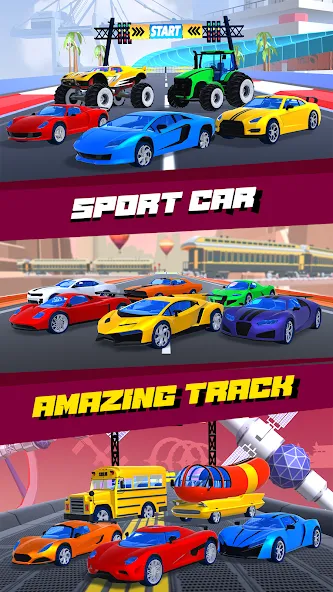 Car Race 3D - Racing Master (С  3D  Гонки на автомобилях 3D) МОД/Взлом [Много денег, Монет и Все открыто] Screenshot 3