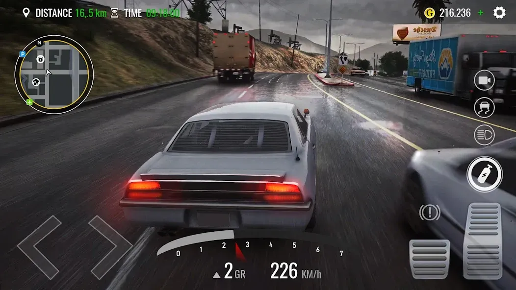 Traffic Driving Car Simulator (Трафик вождения автомобиля симулятор) МОД/Взлом [Бесконечные деньги, Монеты и Мега MOD] Screenshot 3