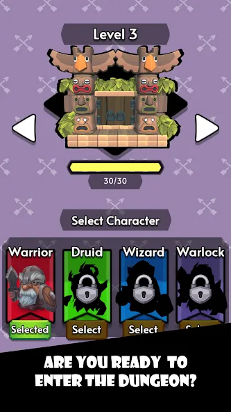 Dungeon Arena (Данжен Арена) МОД/Взлом [Меню, Бесконечные монеты и Открытые уровни] Screenshot 1