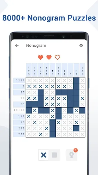 Nonogram - Fun Logic Puzzle (Нонограмма) МОД/Взлом [Много монет, Открытые уровни и Мега MOD] Screenshot 2
