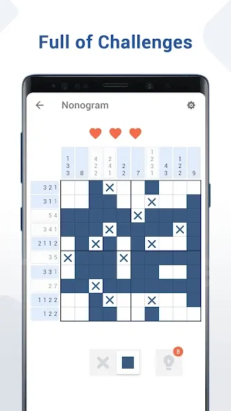 Nonogram - Fun Logic Puzzle (Нонограмма) МОД/Взлом [Много монет, Открытые уровни и Мега MOD] Screenshot 3