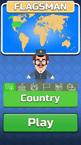 Geography: Flags Quiz Game МОД/Взлом [Много монет, Открытые уровни и Мега MOD] Screenshot 5