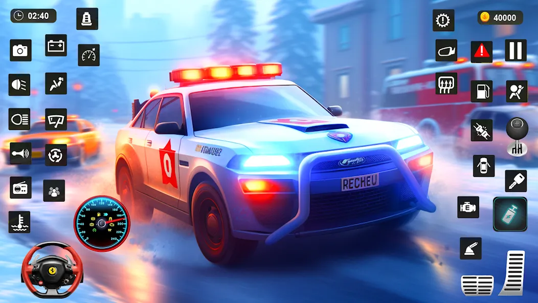Police Car Kids Driving Game (Кидс Полис Геймс) МОД/Взлом [Бесконечные деньги, Монеты и Мега MOD] Screenshot 1