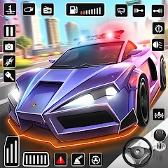 Скачать Police Car Kids Driving Game Взлом (много денег) на Андроид бесплатно
