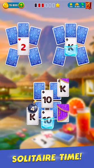 Solitaire Cruise: Card Games (Солитер Круиз) МОД/Взлом [Меню, Бесконечные монеты и Открытые уровни] Screenshot 5