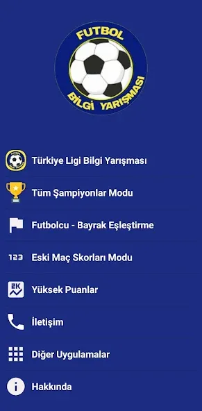 Türkiye Süper Ligi Bilgi Oyunu МОД/Взлом [Все открыто, Дополнительные деньги и Меню MOD] Screenshot 1