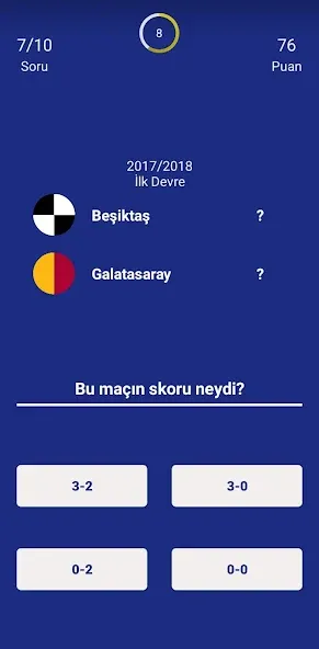 Türkiye Süper Ligi Bilgi Oyunu МОД/Взлом [Все открыто, Дополнительные деньги и Меню MOD] Screenshot 4