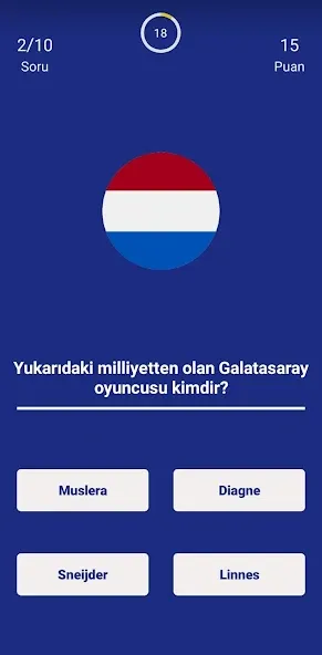 Türkiye Süper Ligi Bilgi Oyunu МОД/Взлом [Все открыто, Дополнительные деньги и Меню MOD] Screenshot 5