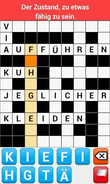 Kreuzworträtsel Deutsch МОД/Взлом [Бесконечные деньги, Монеты и Мега MOD] Screenshot 1