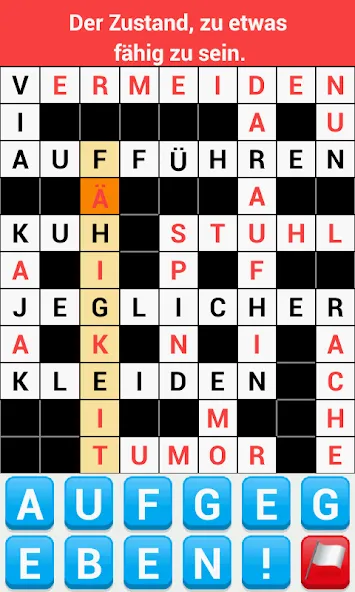Kreuzworträtsel Deutsch МОД/Взлом [Бесконечные деньги, Монеты и Мега MOD] Screenshot 2