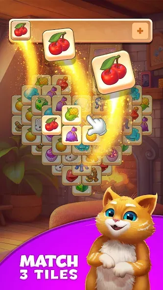 Tile Yard: Matching Game (Тайл Ярд) МОД/Взлом [Все открыто, Дополнительные деньги и Меню MOD] Screenshot 1