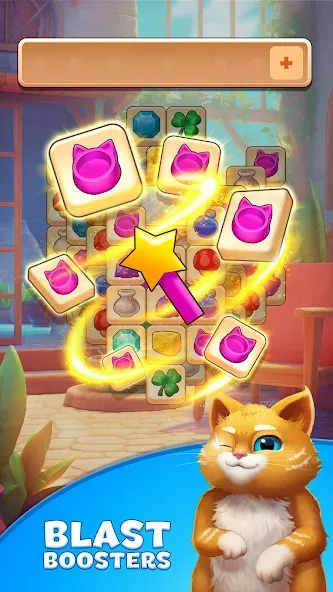 Tile Yard: Matching Game (Тайл Ярд) МОД/Взлом [Все открыто, Дополнительные деньги и Меню MOD] Screenshot 3