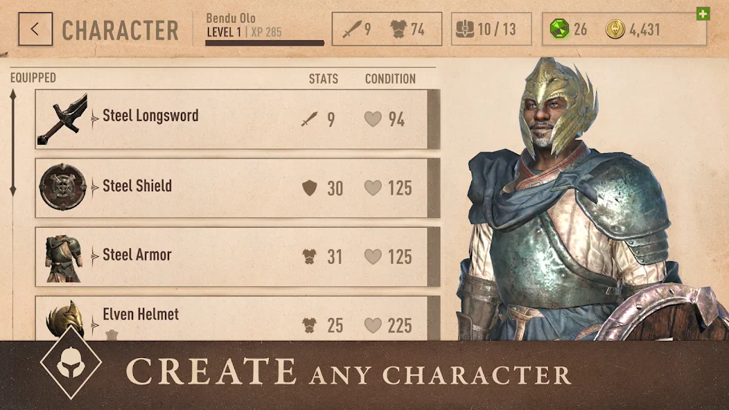 The Elder Scrolls: Blades (Зе Элдер Скроллс) МОД/Взлом [Меню, Бесконечные монеты и Открытые уровни] Screenshot 4