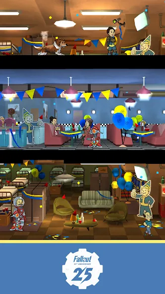 Fallout Shelter (Фоллаут Шелтер) МОД/Взлом [Много монет, Открытые уровни и Мега MOD] Screenshot 1