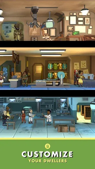 Fallout Shelter (Фоллаут Шелтер) МОД/Взлом [Много монет, Открытые уровни и Мега MOD] Screenshot 5
