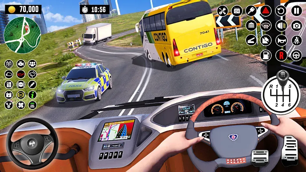 Bus Driving School : Bus Games МОД/Взлом [Много денег, Монет и Все открыто] Screenshot 4