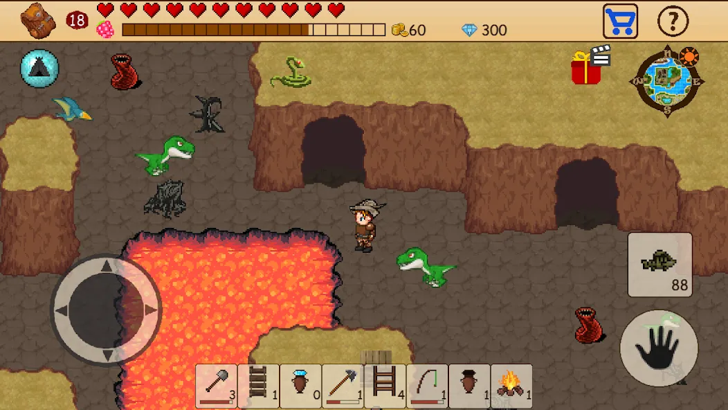 Survival RPG: Open World Pixel (Сурвайвл РПГ) МОД/Взлом [Деньги, Монеты и Меню MOD] Screenshot 5