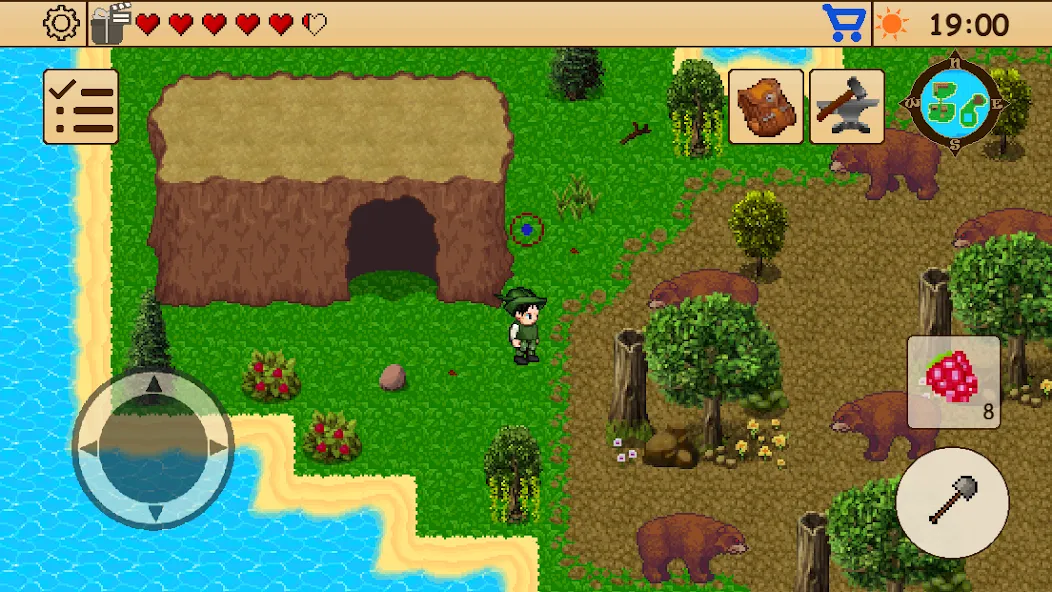 Survival RPG 1: Island Escape (Сурвивал РПГ 1) МОД/Взлом [Много денег, Монет и Все открыто] Screenshot 5