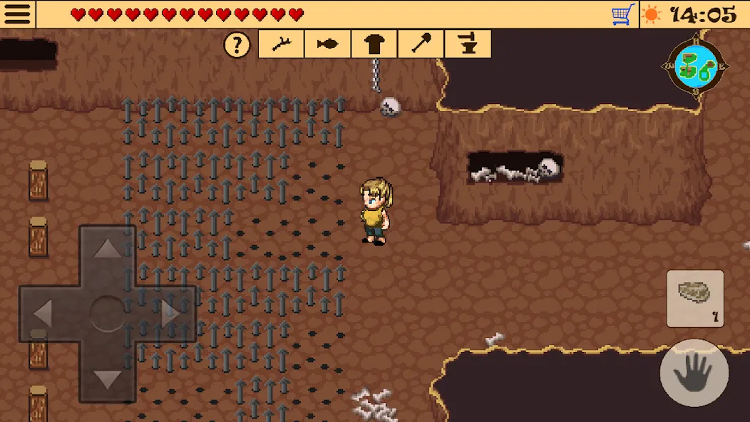 Survival RPG 2:Temple Ruins 2D (Сурвивал РПГ 2) МОД/Взлом [Деньги, Монеты и Меню MOD] Screenshot 5
