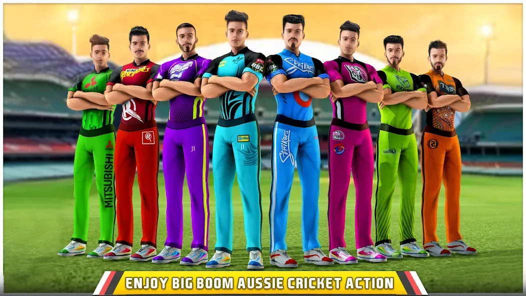 Aussie T20 Cricket Game 2023 МОД/Взлом [Много монет, Открытые уровни и Мега MOD] Screenshot 1