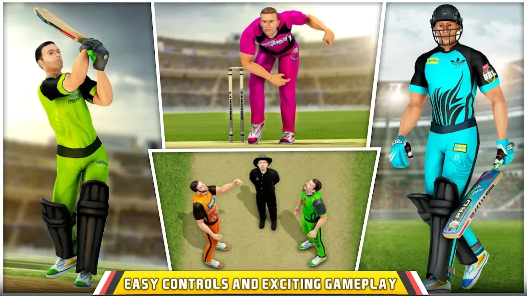 Aussie T20 Cricket Game 2023 МОД/Взлом [Много монет, Открытые уровни и Мега MOD] Screenshot 2