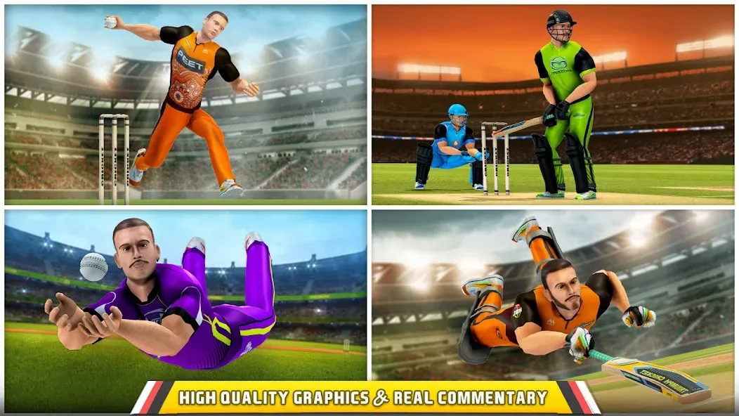 Aussie T20 Cricket Game 2023 МОД/Взлом [Много монет, Открытые уровни и Мега MOD] Screenshot 3