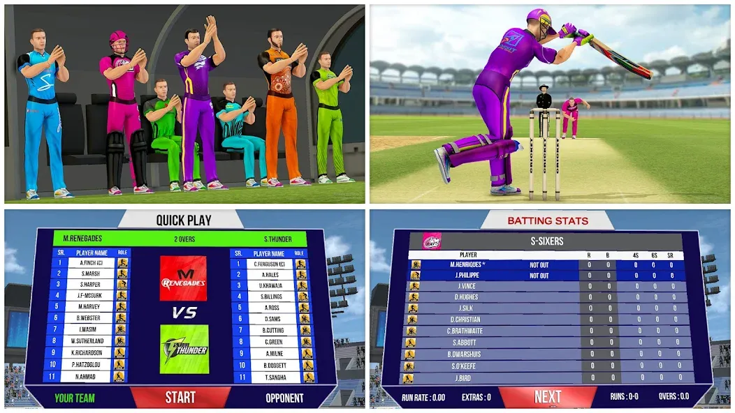 Aussie T20 Cricket Game 2023 МОД/Взлом [Много монет, Открытые уровни и Мега MOD] Screenshot 5