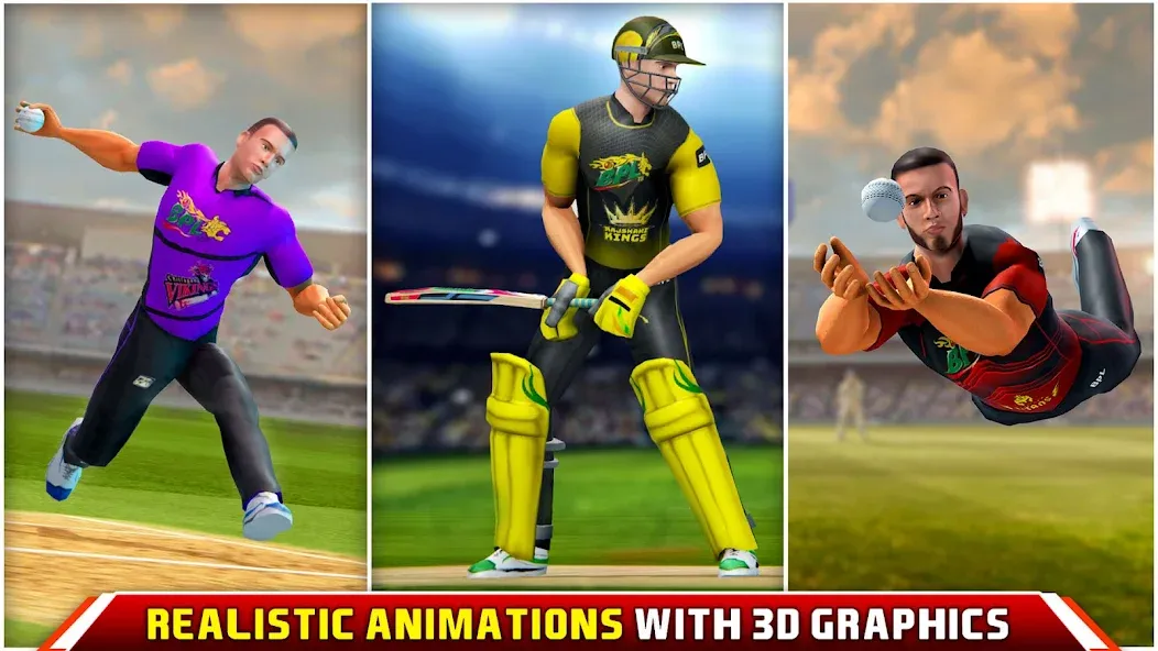 Bangladesh Cricket T20 Game (Бангладеш Крикет Лиг) МОД/Взлом [Бесконечные деньги, Монеты и Мега MOD] Screenshot 2