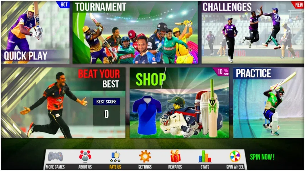 Bangladesh Cricket T20 Game (Бангладеш Крикет Лиг) МОД/Взлом [Бесконечные деньги, Монеты и Мега MOD] Screenshot 4