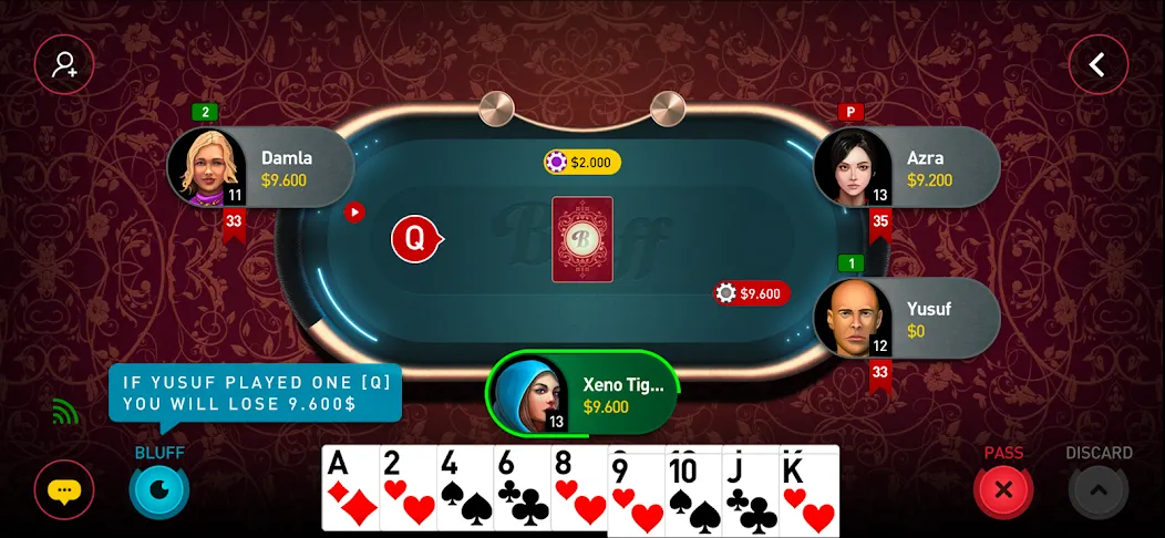 Bluff Game (Блафф Гейм) МОД/Взлом [Меню, Бесконечные монеты и Открытые уровни] Screenshot 3