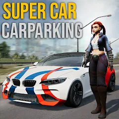 Скачать Super car parking - Car games Взлом (Много денег) на Андроид бесплатно