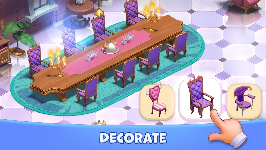 Lucy’s Ville: Fabulous Merge МОД/Взлом [Много монет, Открытые уровни и Мега MOD] Screenshot 4