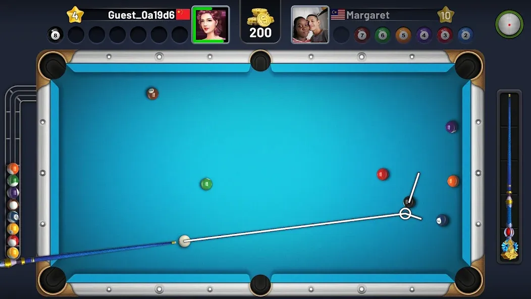 8 Pool Clash (Пул Клаш) МОД/Взлом [Много монет, Открытые уровни и Мега MOD] Screenshot 3