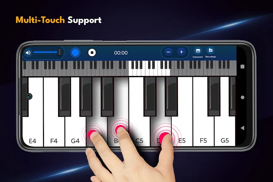 Real Piano Keyboard МОД/Взлом [Все открыто, Дополнительные деньги и Меню MOD] Screenshot 2