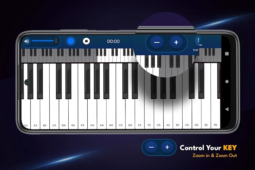 Real Piano Keyboard МОД/Взлом [Все открыто, Дополнительные деньги и Меню MOD] Screenshot 4